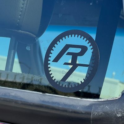 RT Logo Die Cut Decal - Black.