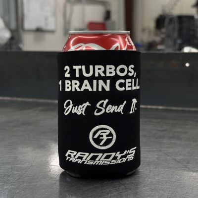 2 Turbos 1 Brain Cell Koozie