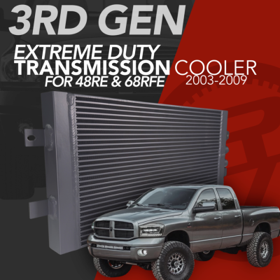 Extreme Duty Transmission Cooler for 2003-2009 Dodge Ram Cummins with the 48RE & 68RFE