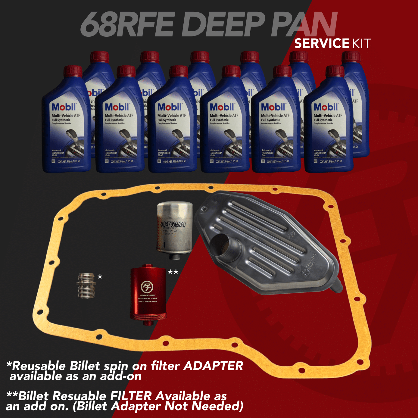 68RFE SERVICE KIT - DEEP PAN