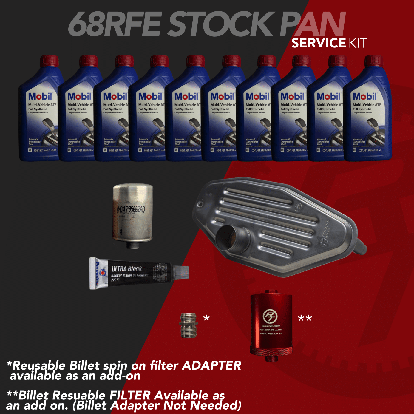 68RFE SERVICE KIT - STOCK PAN