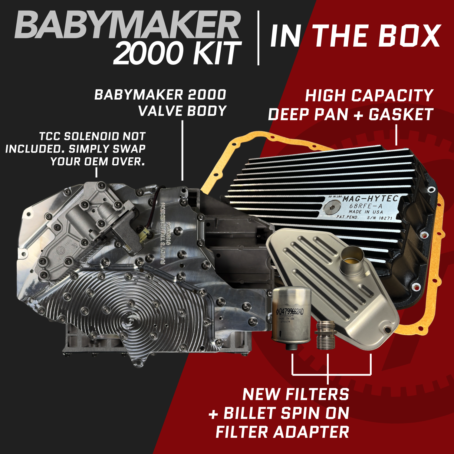 Thermal Bypass Valve Upgrade Kit For 2019+ Dodge Cummins 6.7L - Billet Filter Coupler & Cooler Block Plate
