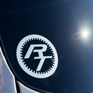 RT Logo Die Cut Decal - White