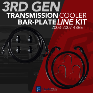 FLUIDYNE EXTREME DUTY TRANSMISSION COOLER LINE KIT - 48RE