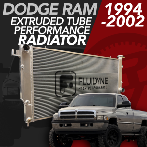 1994-2002 Dodge Ram 2500 3500 5.9L Cummins Diesel 5 Row Extruded Tube Aluminum Radiator