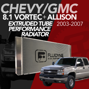 2003-2007 Chevy/GMC 2500 3500 8.1L Allison 1000 High Performance 4 Row Radiator